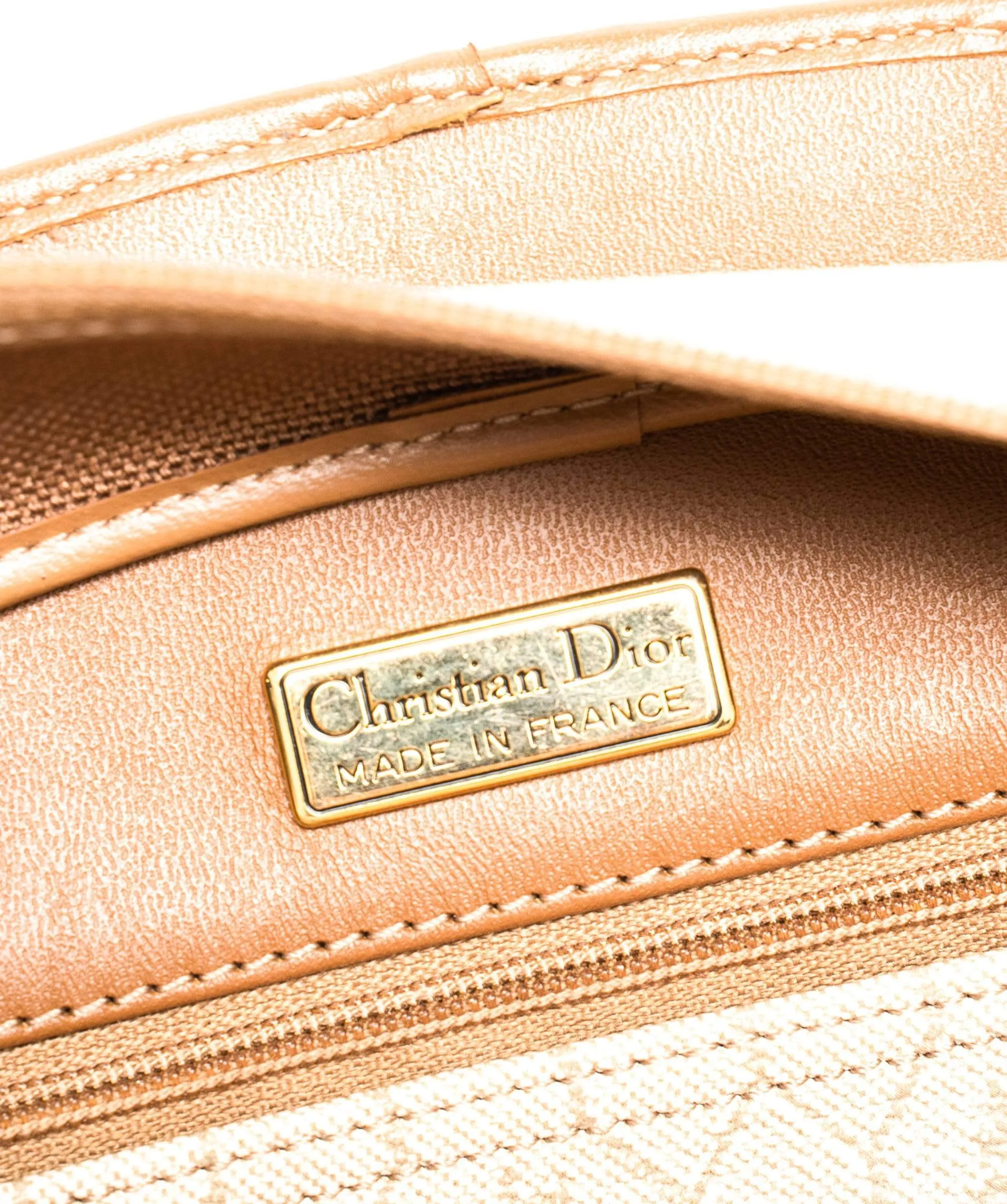 Dior Vintage PVC Beige/Brown Crossbody bag - AWL1722