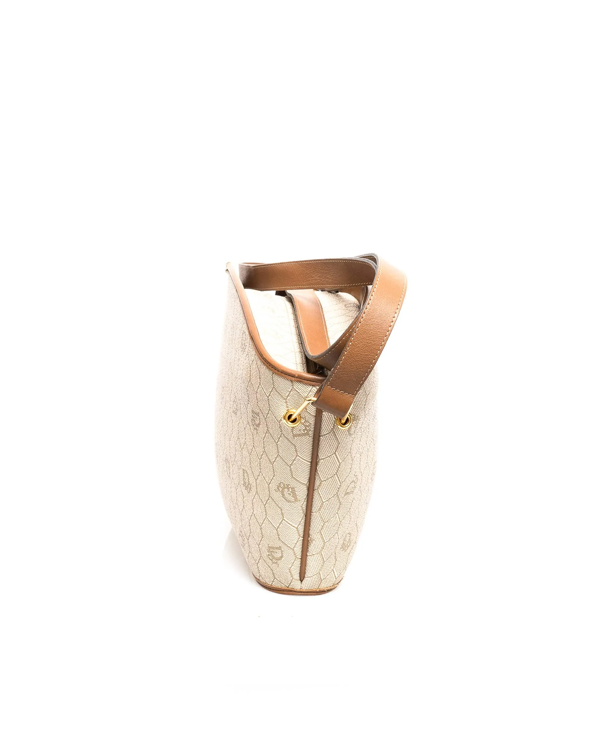 Dior Vintage PVC Beige/Brown Crossbody bag - AWL1722