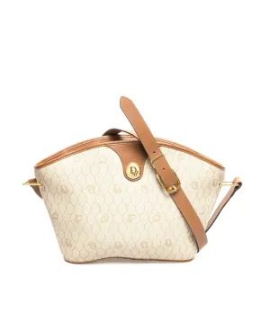 Dior Vintage PVC Beige/Brown Crossbody bag - AWL1722