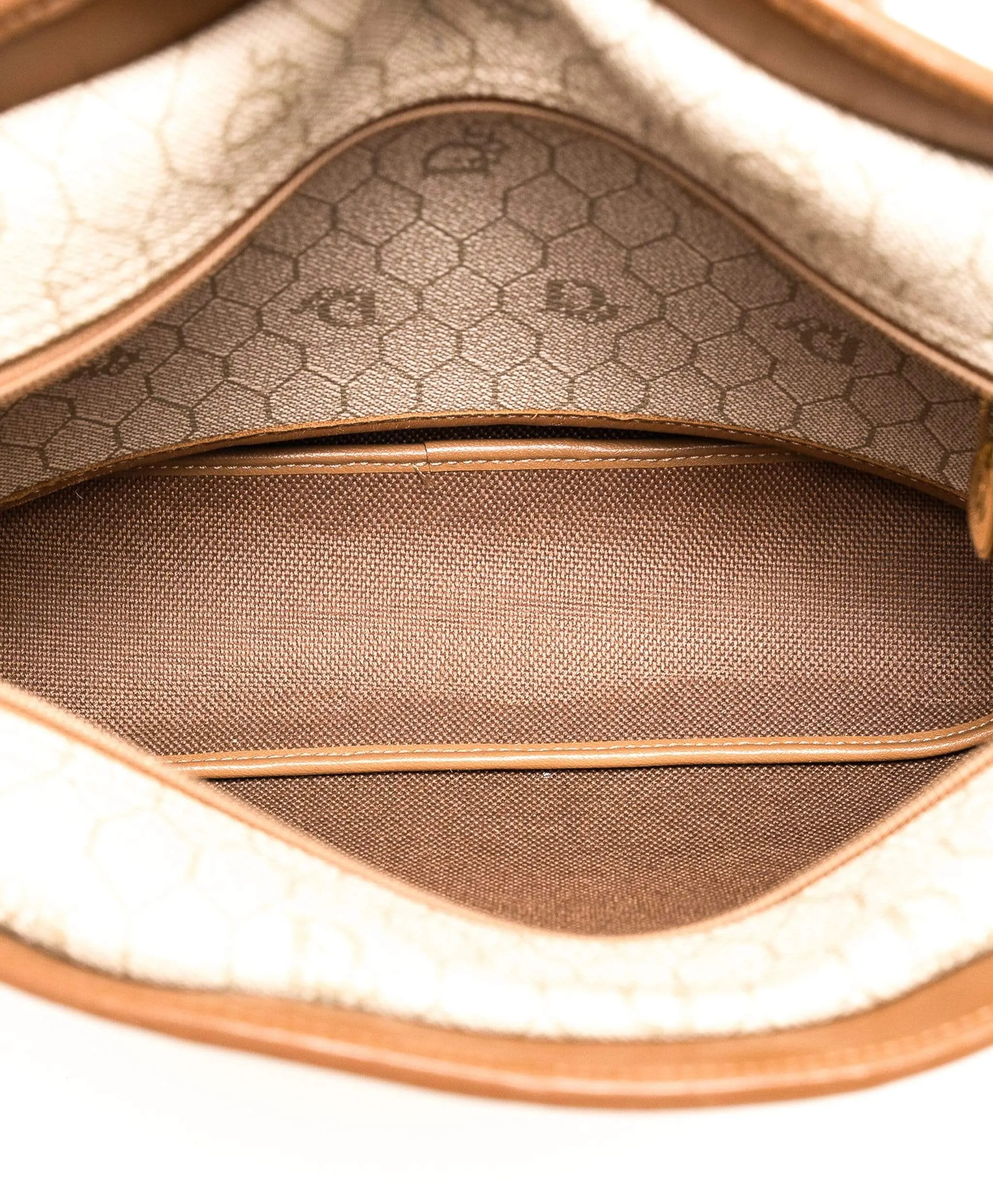 Dior Vintage PVC Beige/Brown Crossbody bag - AWL1722