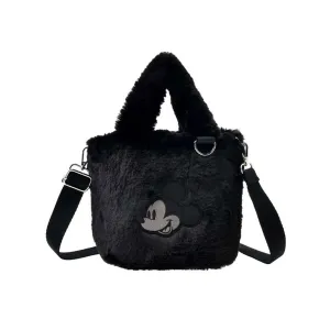 Disney Mickey Mouse Fur Tote 2-Way Bag