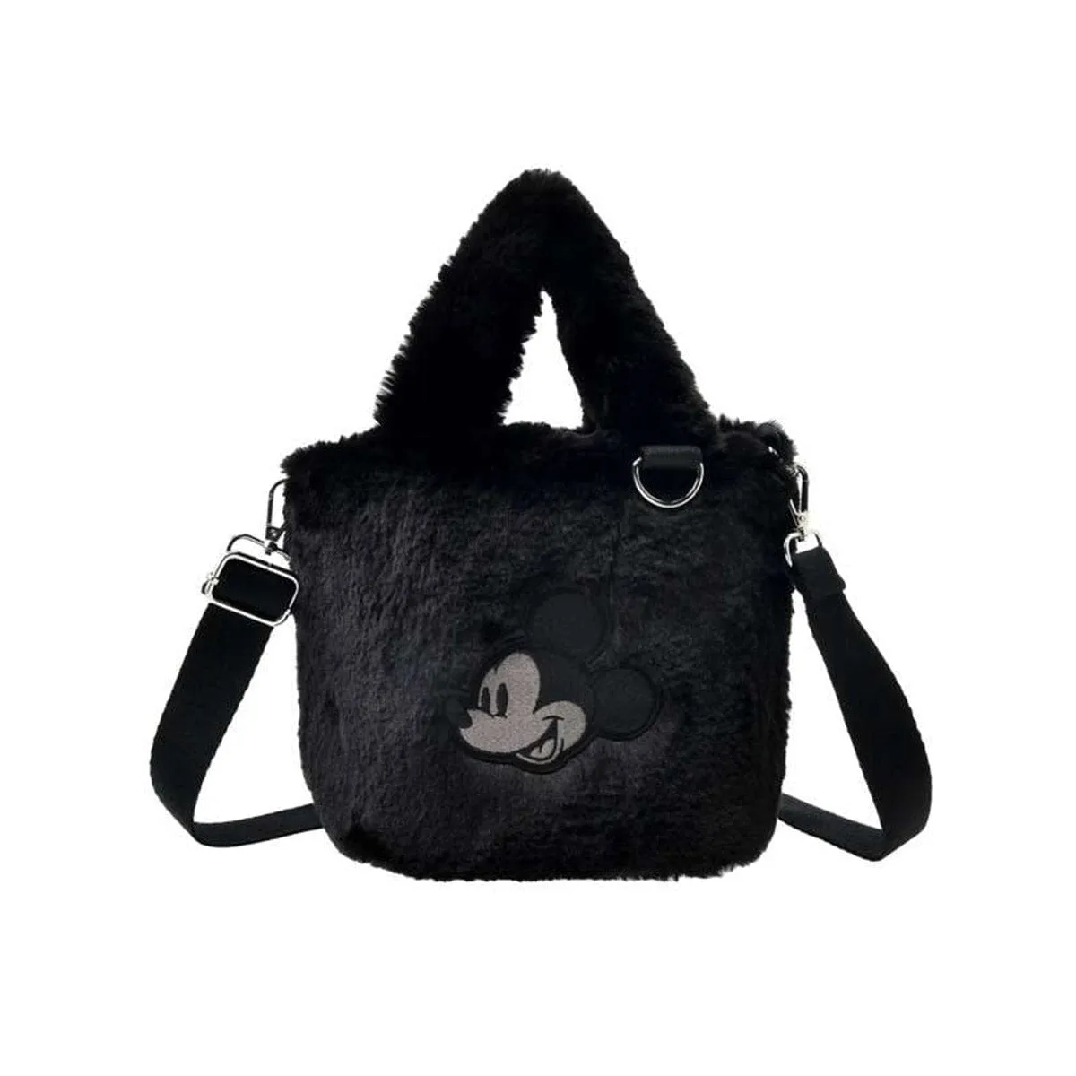 Disney Mickey Mouse Fur Tote 2-Way Bag