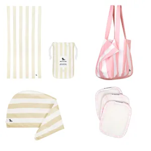Dock & Bay Beach Towel   Bag   Hair Wrap   Makeup Remover - Set A
