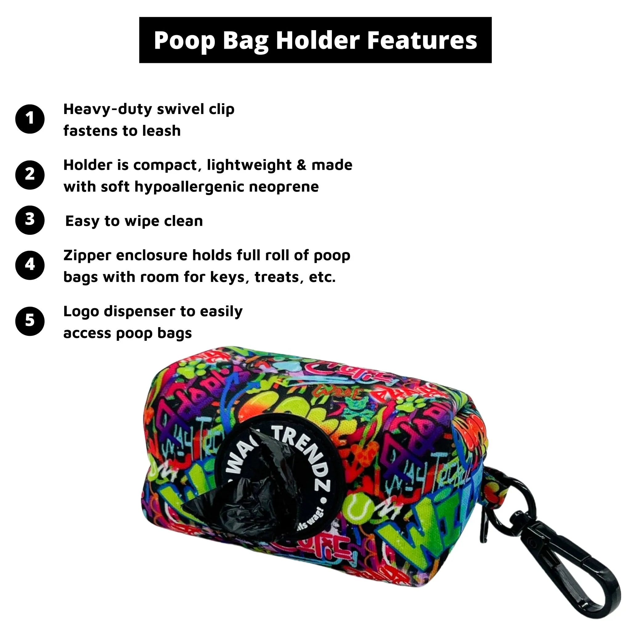 Dog Poo Bag Holder | Street Graffiti