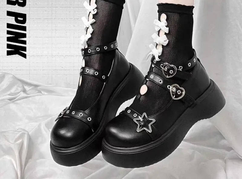 Dolly Star Buckle Straps Loli Shoes
