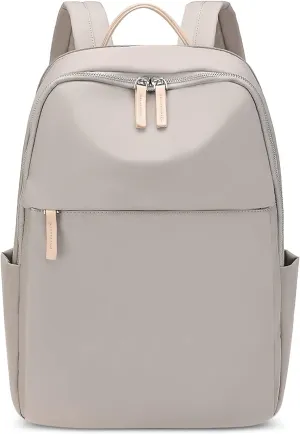 DORRISO Women's Backpack Fashion Daypacks Travel Backpacks for 14 16 Inch Laptop School Bag Large Capacity Tourism Casual Shoulder Bags Waterproof Women Backpack, Grey A, M, Backpack