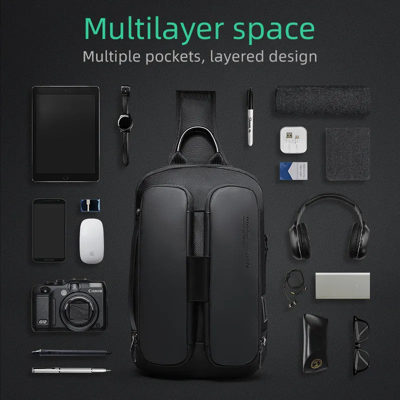 Double: Premium Quality Double Pack Portable Crossbody Bag