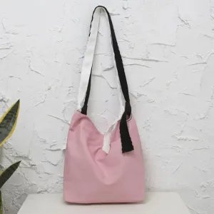 Double Strap Canvas Bag for Shopping & Travel