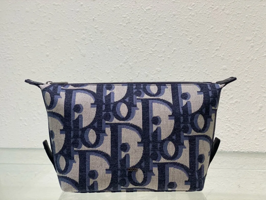 DR348 DiorTravel Zipped Pouch / 9x7.1x4.3inch / HIGHEST QUALITY VERSION