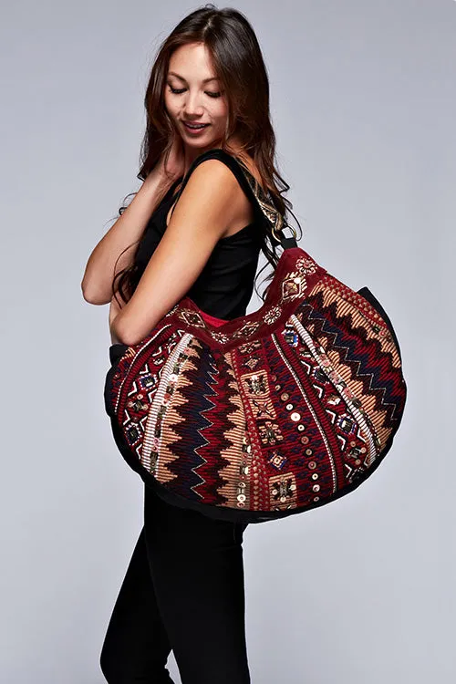 Dual Sided Hobo Bag