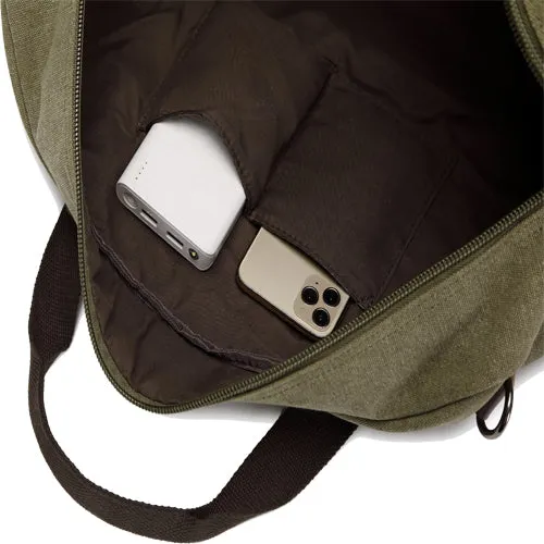 Eagle EA-CA340 Canvas Holdall Duffle Travel Bag - Medium
