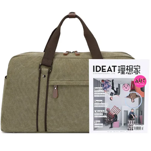 Eagle EA-CA340 Canvas Holdall Duffle Travel Bag - Medium