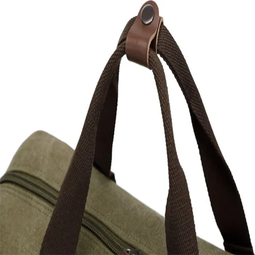 Eagle EA-CA340 Canvas Holdall Duffle Travel Bag - Medium