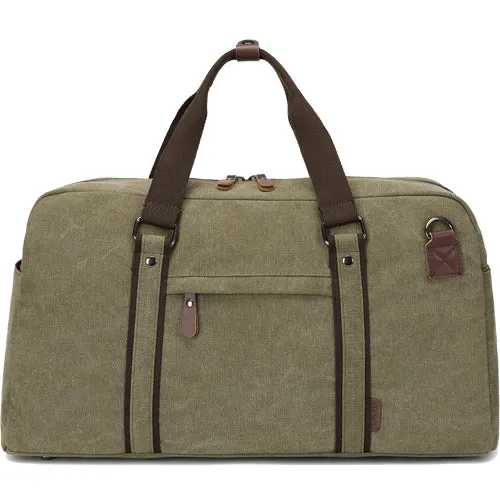 Eagle EA-CA340 Canvas Holdall Duffle Travel Bag - Medium