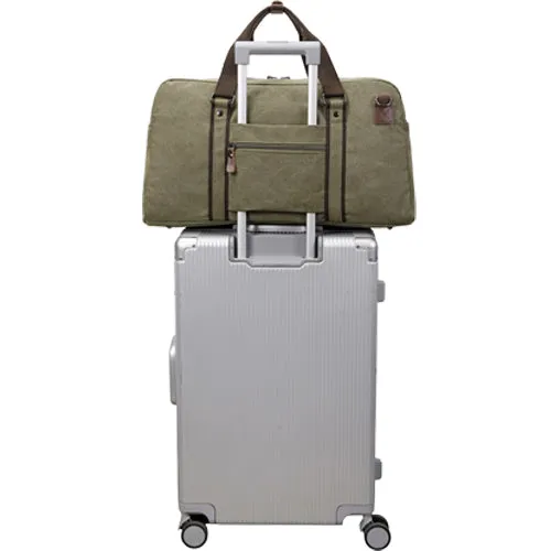 Eagle EA-CA340 Canvas Holdall Duffle Travel Bag - Medium