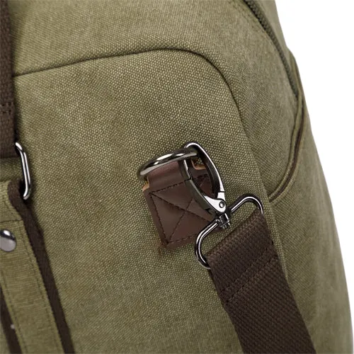 Eagle EA-CA340 Canvas Holdall Duffle Travel Bag - Medium