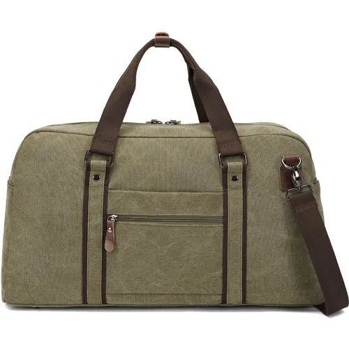 Eagle EA-CA340 Canvas Holdall Duffle Travel Bag - Medium