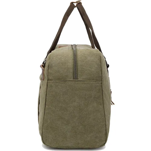 Eagle EA-CA340 Canvas Holdall Duffle Travel Bag - Medium