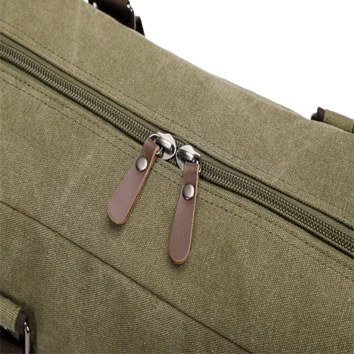 Eagle EA-CA340 Canvas Holdall Duffle Travel Bag - Medium