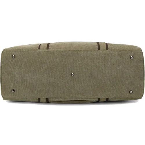 Eagle EA-CA340 Canvas Holdall Duffle Travel Bag - Medium