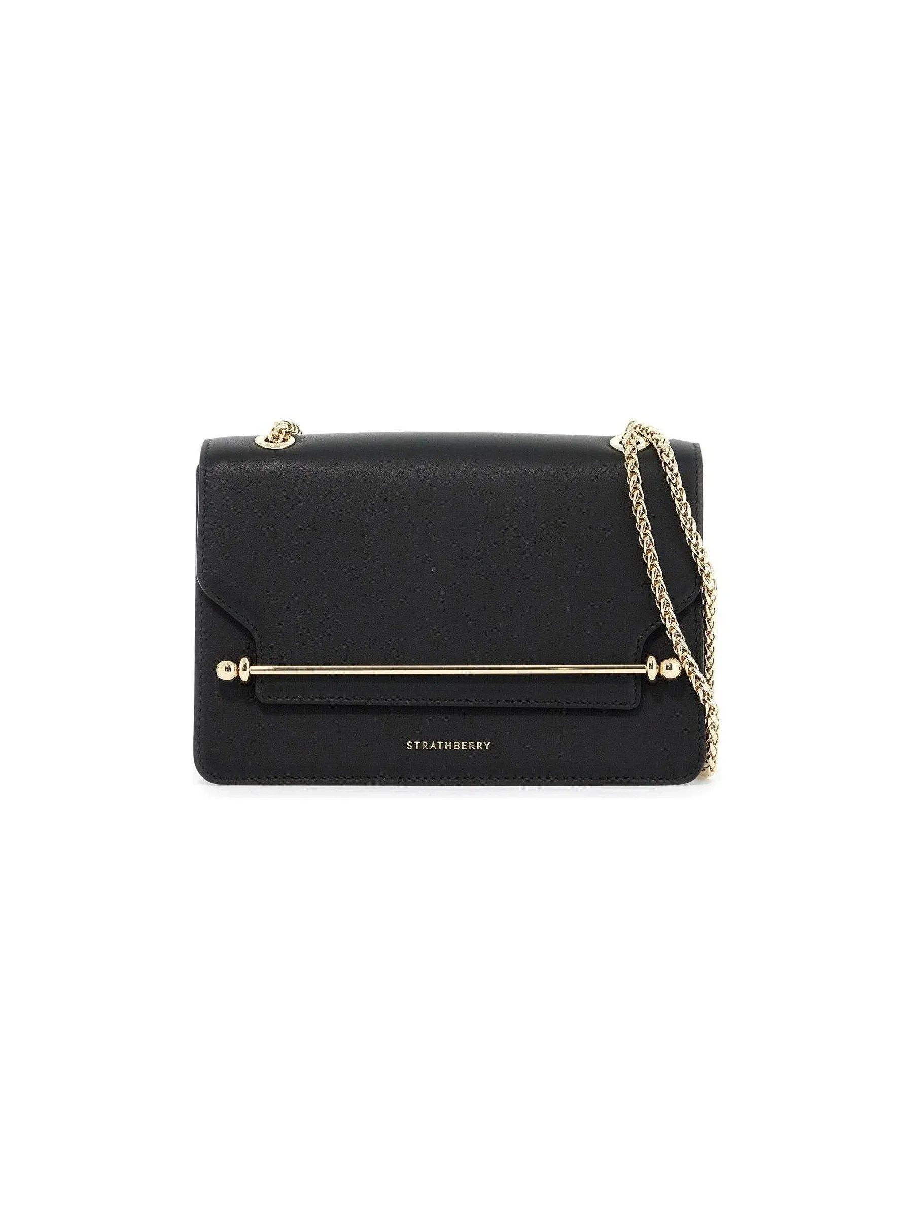 East/West Leather Shoulder Bag