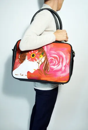 Eco-Leather Messenger Bag