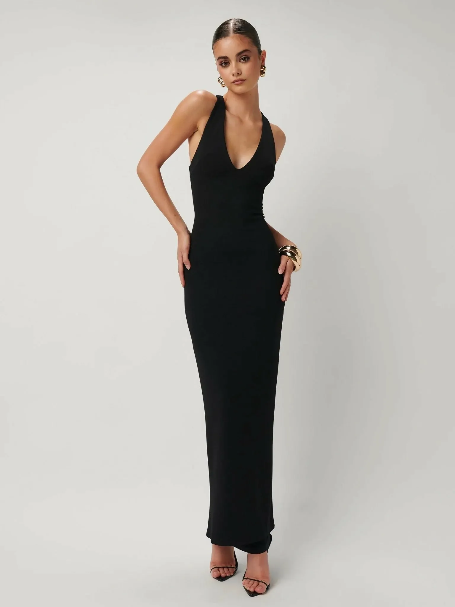 Effie Kats Eiza Gown Black Size 6