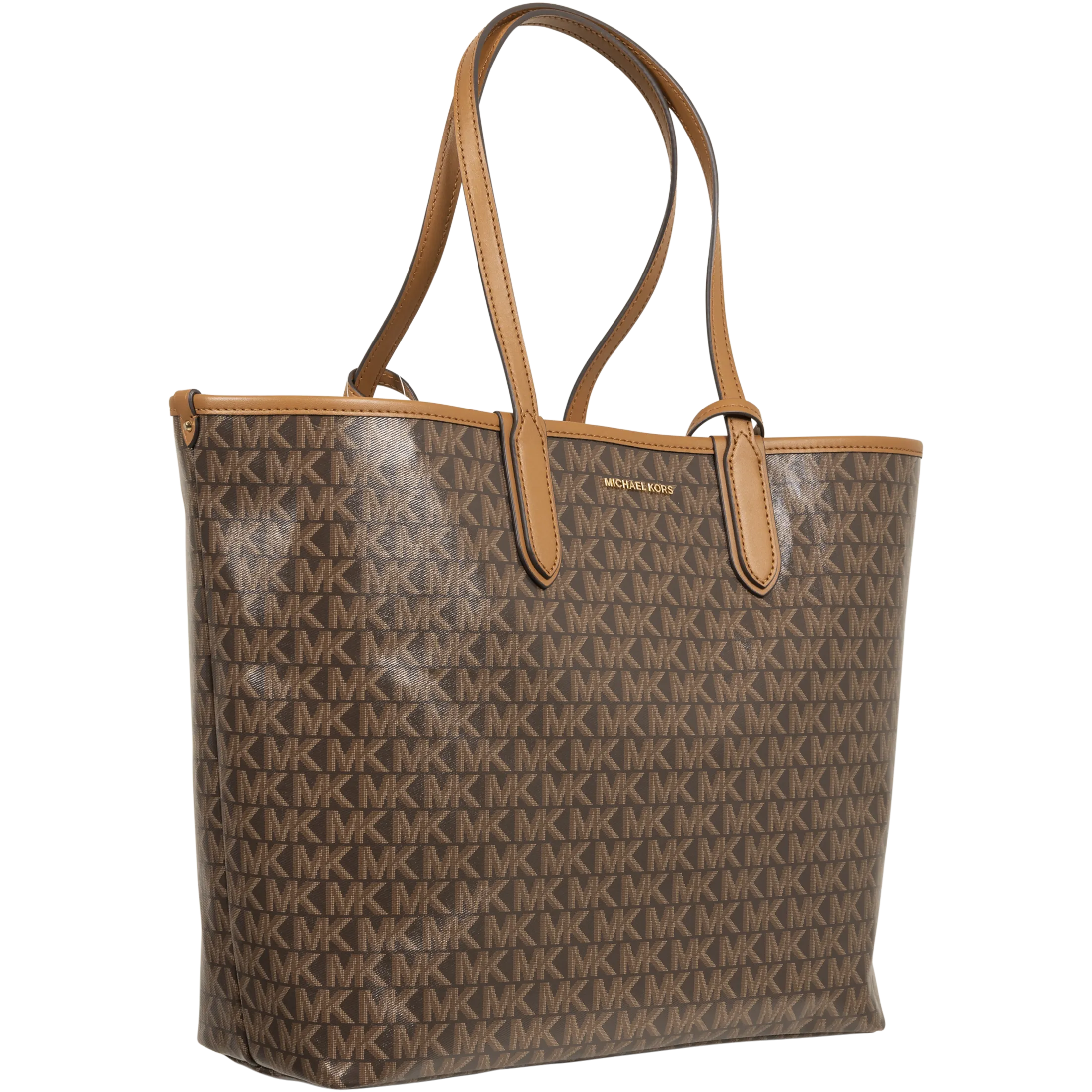 Eliza Large EW Open Tote Bag - Brown/Acorn