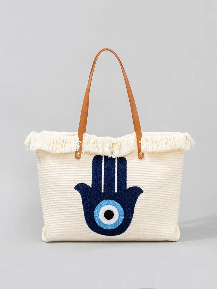 Embroidered Tote Bag