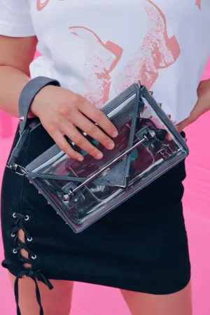 Emma Crossbody Stadium Bag - Black
