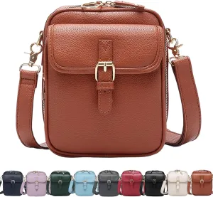 Enjoyaitlife Crossbody Bag, Collaboraten1 Forcipower - Crossbody Leather Bag, Leather Crossbody Bags for Women