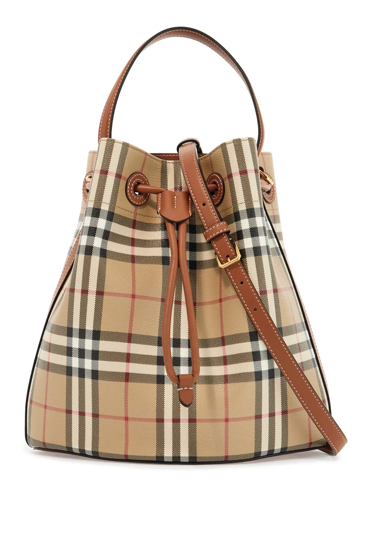 Ered Quilted Leather Bucket Bag