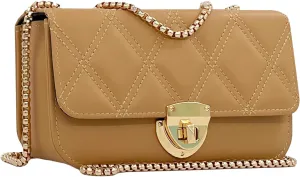 Esimileeya Small Mini Handbags for Women with Golden Chain Cross Body Purses for Women
