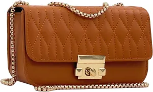 Esimileeya Small Mini Handbags for Women with Golden Chain Cross Body Purses for Women
