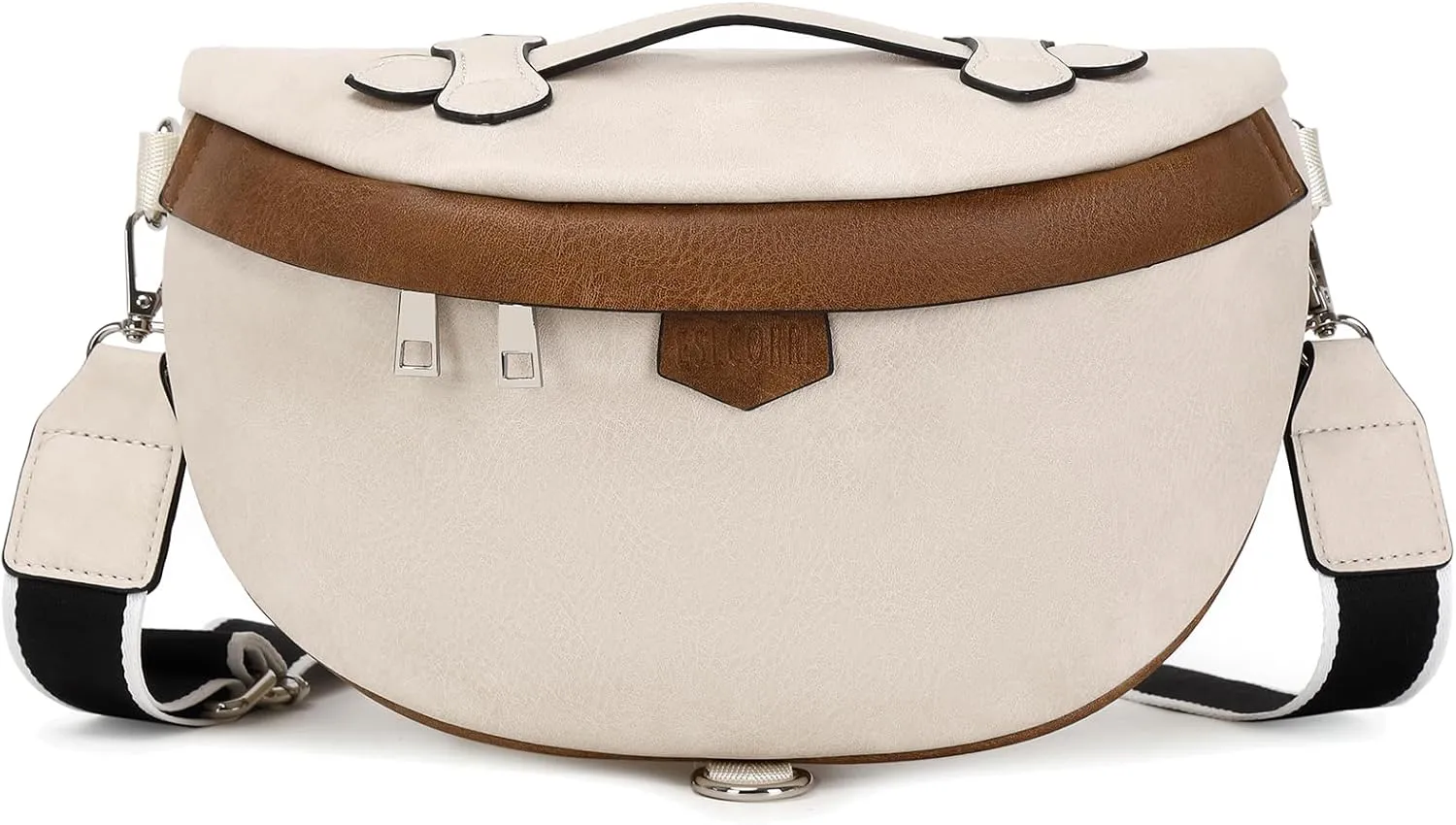 Eslcorri Crossbody Bags for Women - Fashion Sling Purse Shoulder Bag Fanny Pack Leather Causal Chest Bum Bag Cross Body Purse