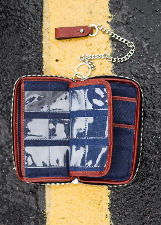 Explorer Wallet | Waxed Canvas and Leather Travelers Wallet