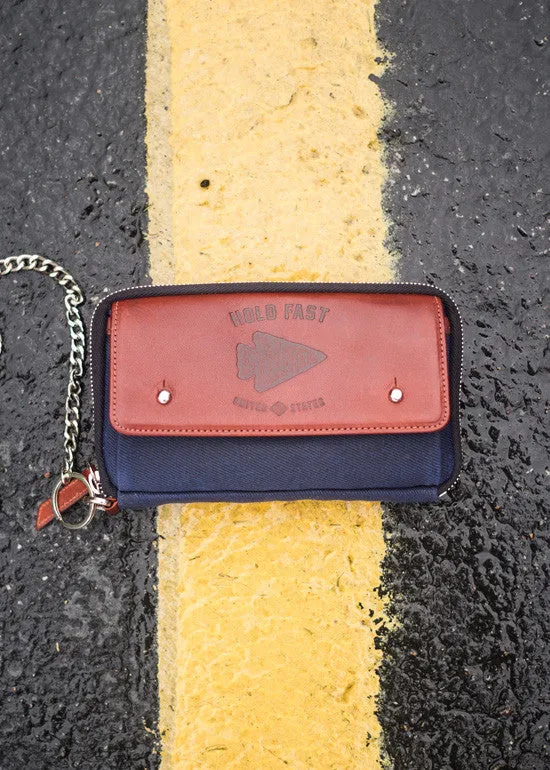 Explorer Wallet | Waxed Canvas and Leather Travelers Wallet