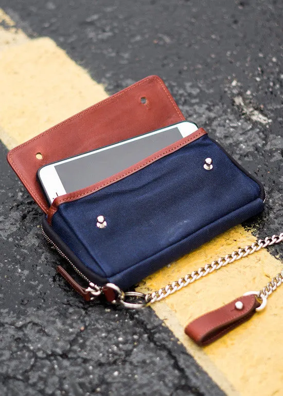 Explorer Wallet | Waxed Canvas and Leather Travelers Wallet