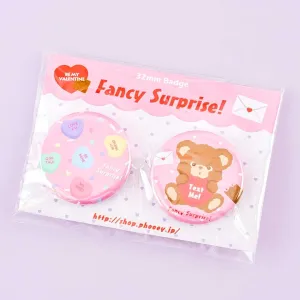 Fancy Surprise! Bear Badge Set