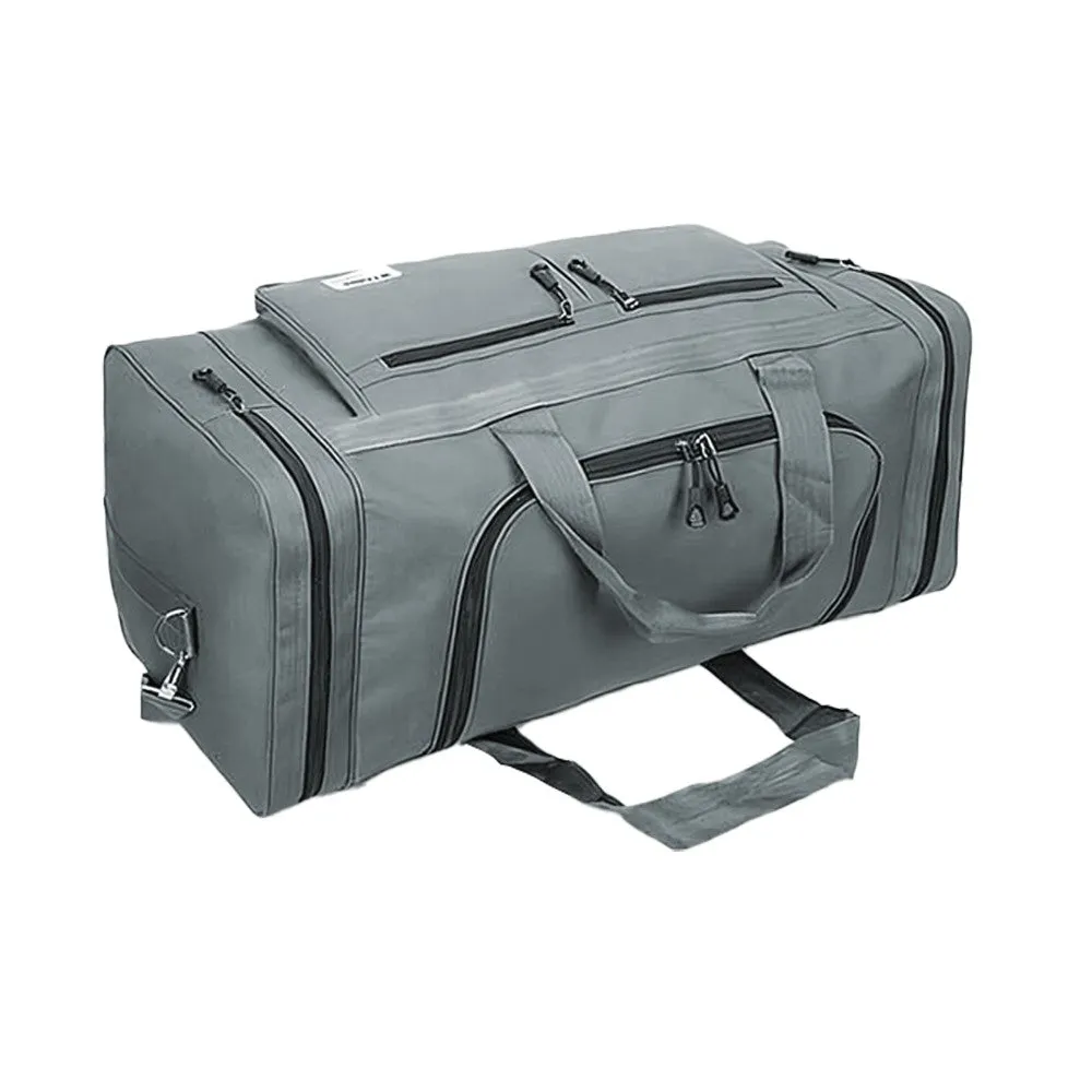 FancyGrab Large Capacity Mens Travel Duffle Bag Luggage Bag Water Resistant Gym Bag Sports Bag Handbags Grey