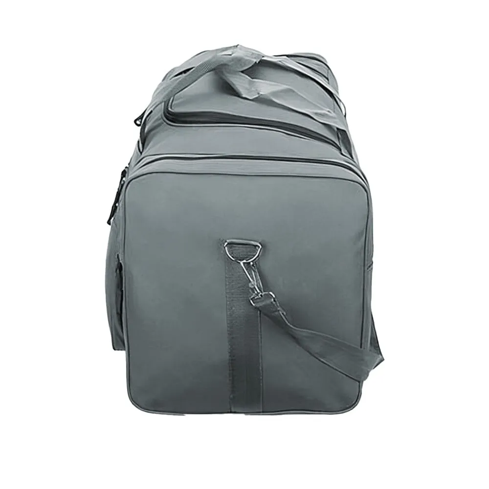 FancyGrab Large Capacity Mens Travel Duffle Bag Luggage Bag Water Resistant Gym Bag Sports Bag Handbags Grey