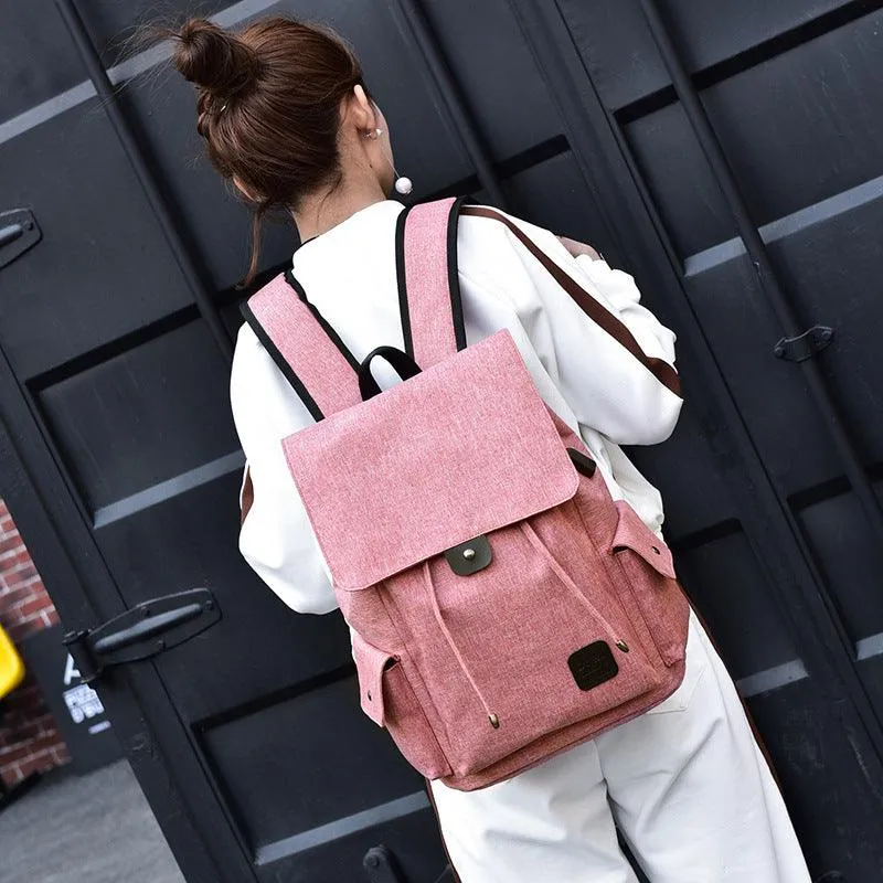 Fashion Backpack USB Charging Laptop Backpack For Women Men Backpack SchoolBag Female Backpacks For Teenage Girls Travel Backpack