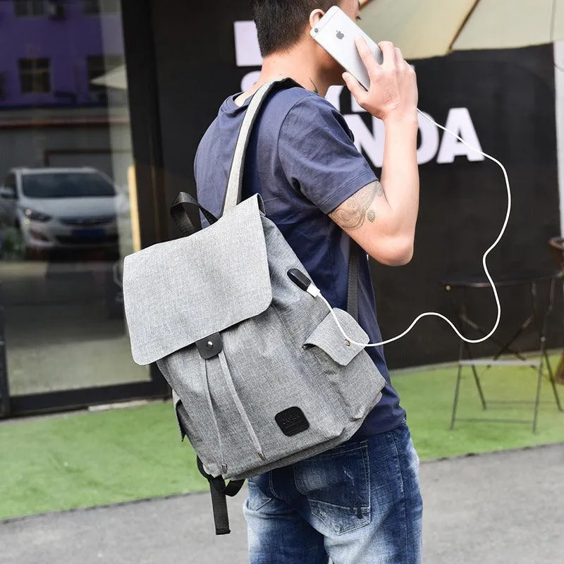 Fashion Backpack USB Charging Laptop Backpack For Women Men Backpack SchoolBag Female Backpacks For Teenage Girls Travel Backpack