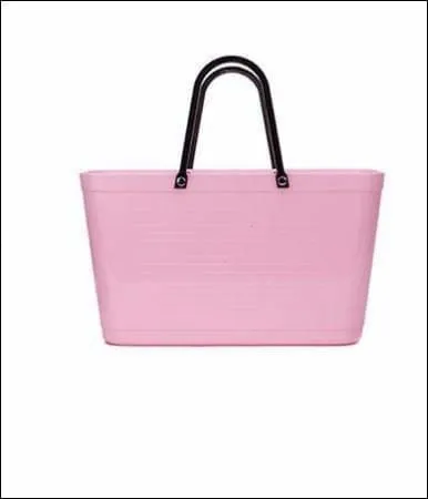 Fashion Jelly Large Top handle PVC tote basket bag