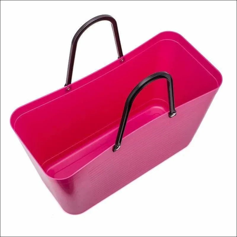Fashion Jelly Large Top handle PVC tote basket bag
