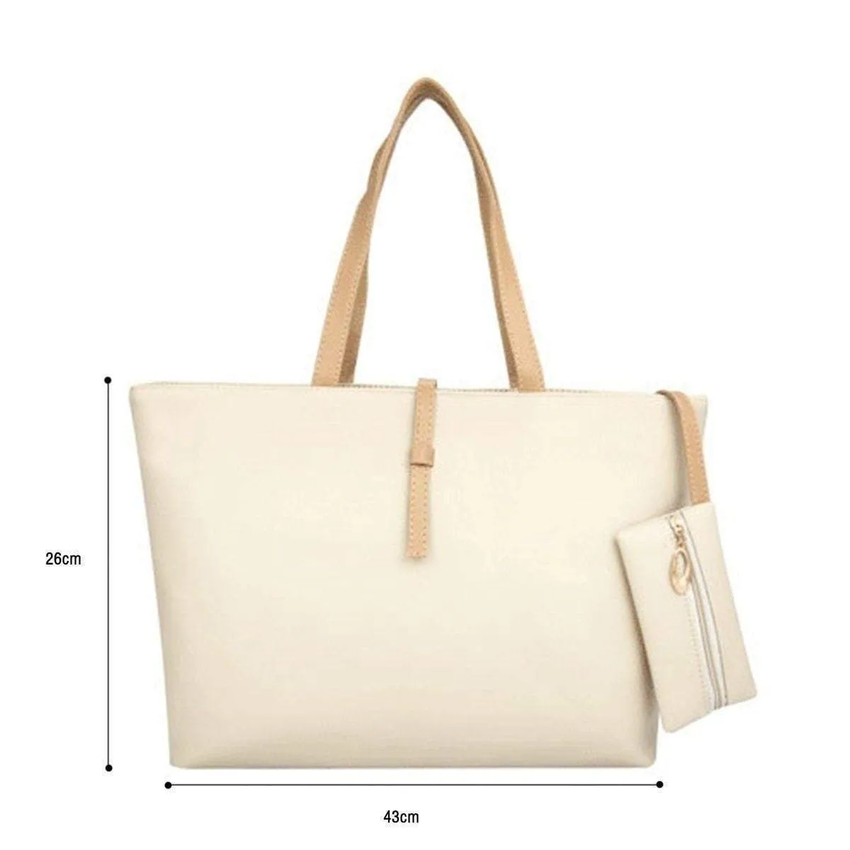 Fashion Women Large Leather Satchel Handbag