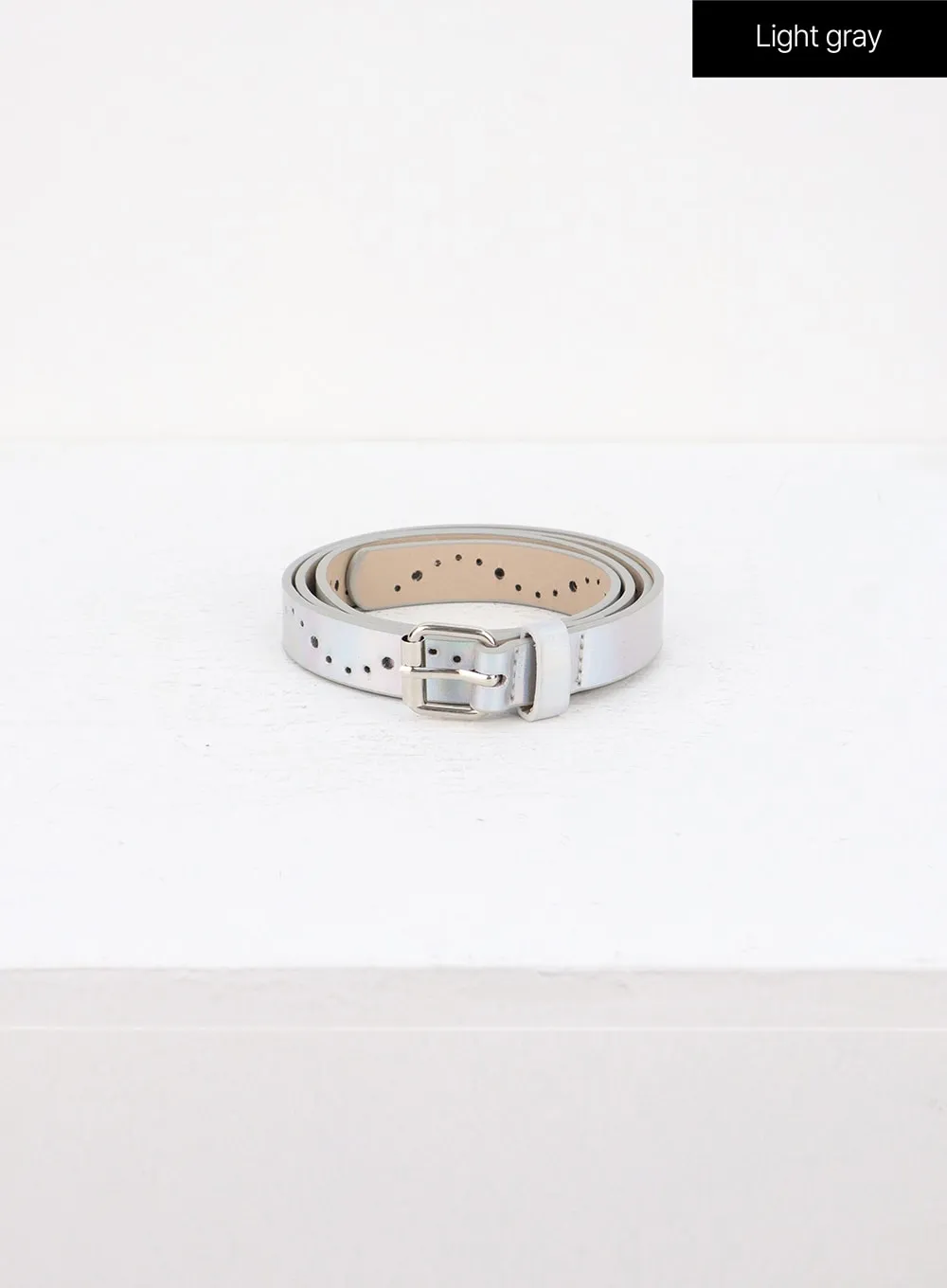 Faux Leather Chain Belt IS306
