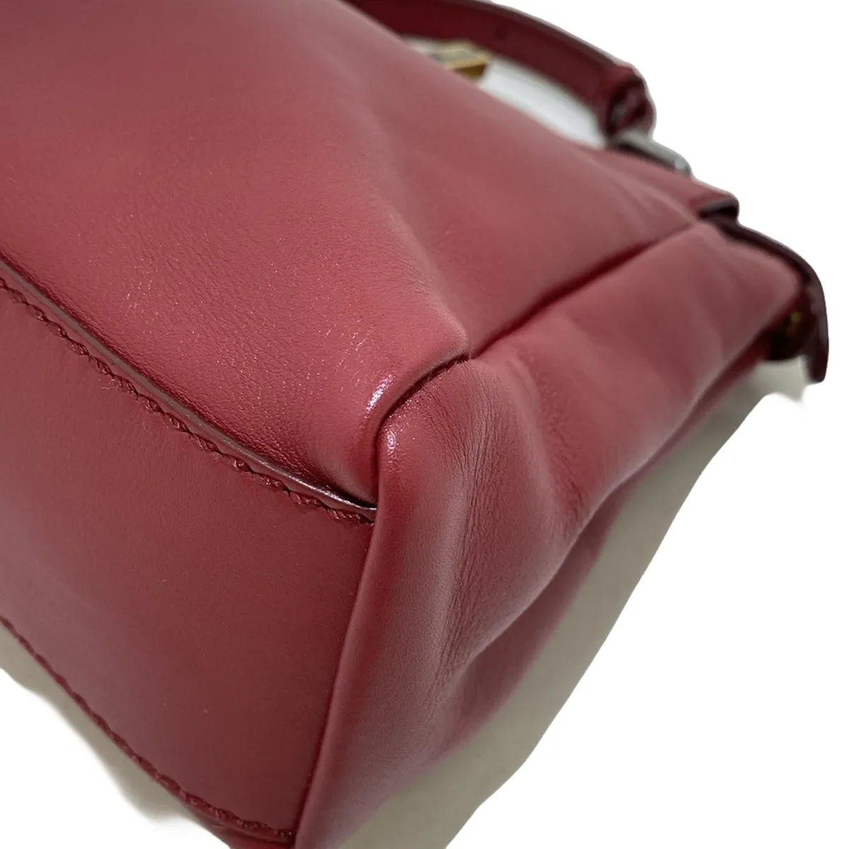 Fendi Red Peekaboo Small Bag