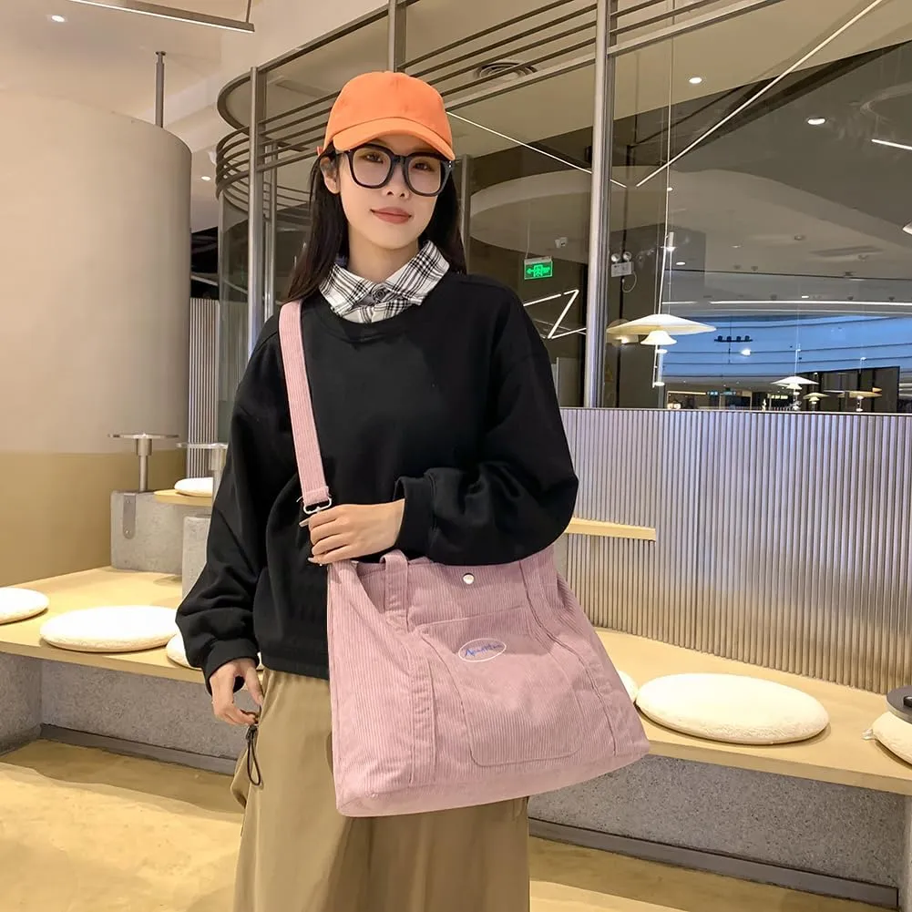 Fiorky Large Tote Bag Soft Versatile Large Capacity Casual Shoulder Bags for Women with Inner Pocket Shopping Work Bag