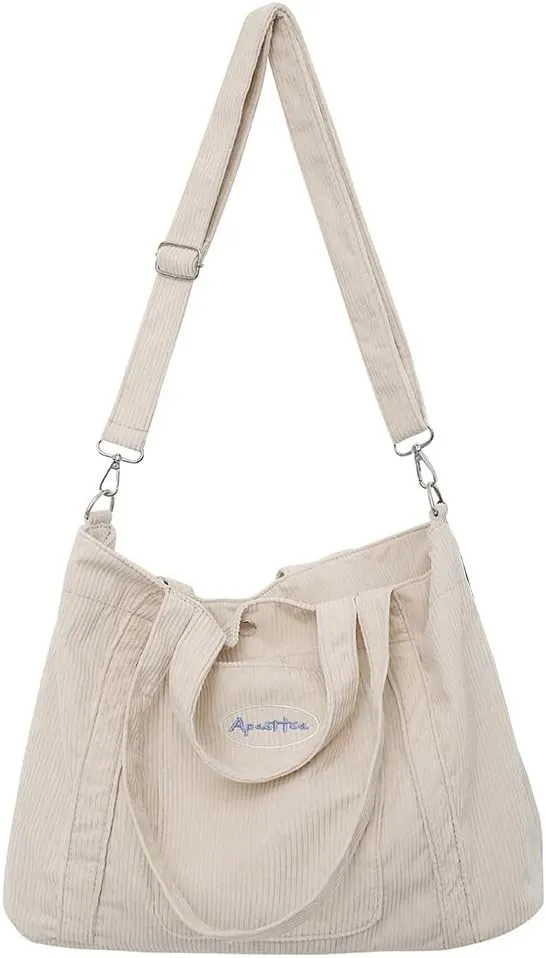 Fiorky Large Tote Bag Soft Versatile Large Capacity Casual Shoulder Bags for Women with Inner Pocket Shopping Work Bag